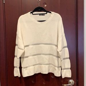 Berksha Mesh Detail Sweater Size M